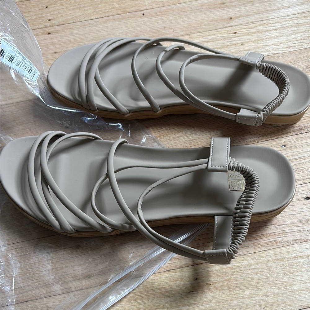 Size 7 women’s sandals- taupe/tan